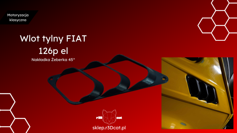 Wlot tylny FIAT 126p el - Żeberka poprzeczne